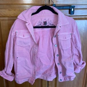 Pink jean jacket